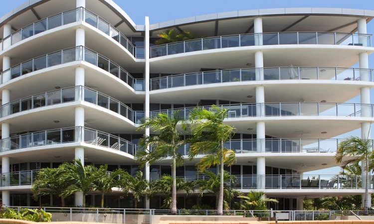 Vision Cairns Building Frontage with apartment balconies